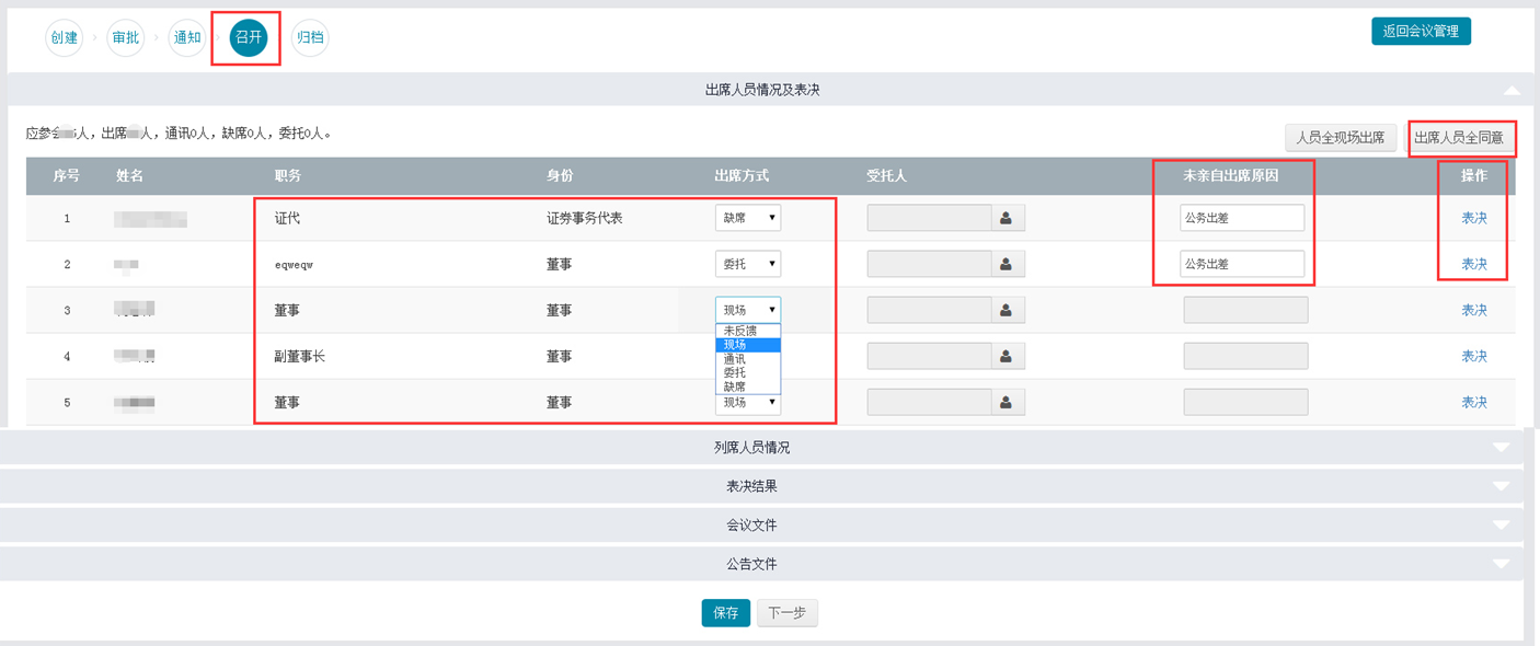 董秘办，三会管理